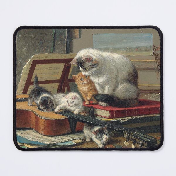 Item preview, The Music Lesson by Henriëtte Ronner-Knip descr designed and sold by InnerCitadel.