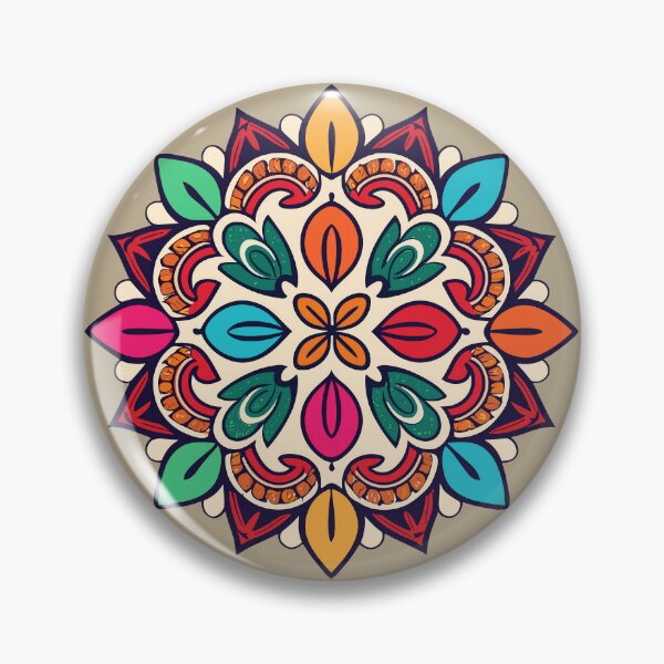 Item preview, Colorful Rangoli Design designed and sold by Jollys-ArtShop.