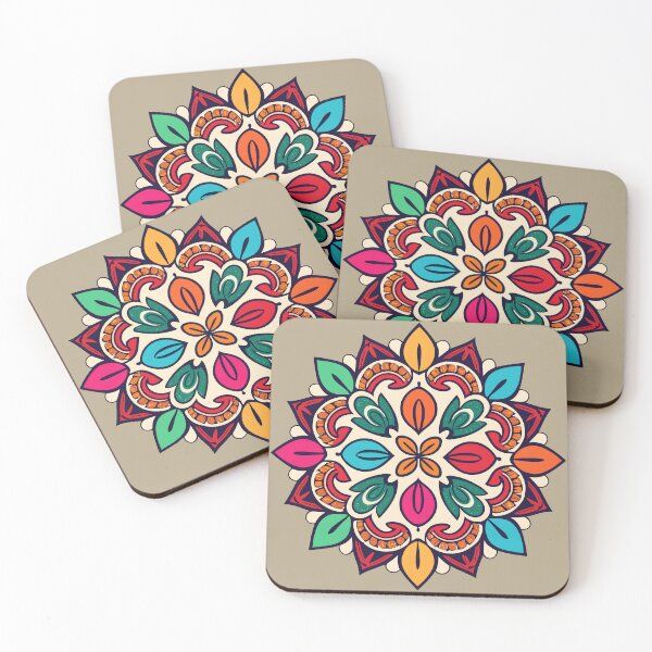 Item preview, Colorful Rangoli Design designed and sold by Jollys-ArtShop.