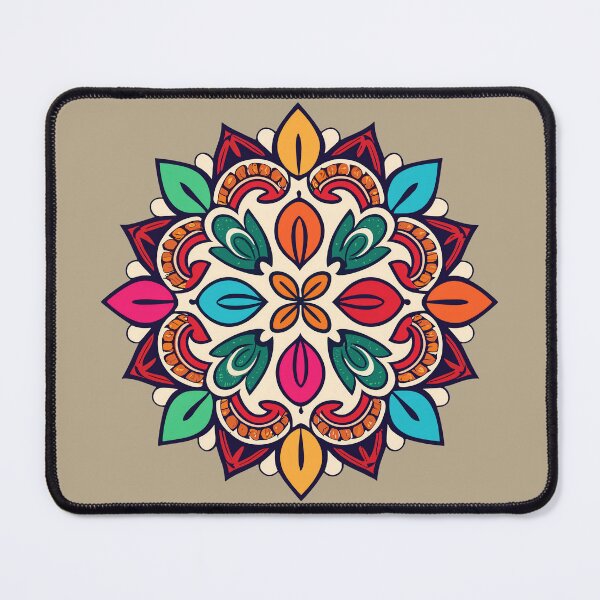 Item preview, Colorful Rangoli Design designed and sold by Jollys-ArtShop.