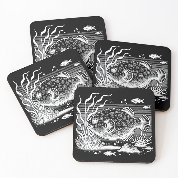 Item preview, British Isles Lumpsucker – Coastal Wildlife Linework Art designed and sold by D'riftr.