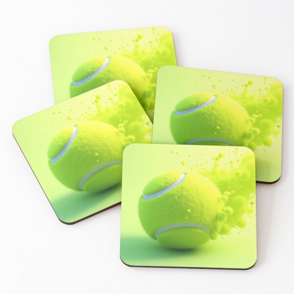 Item preview, Tennis ball splashing with vibrant paint designed and sold by SeaSoulArt.