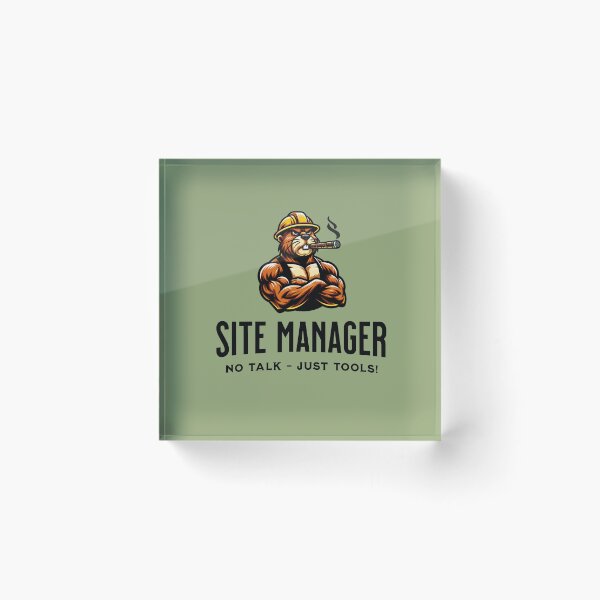 Item preview, Site Manager designed and sold by shirt-planet.