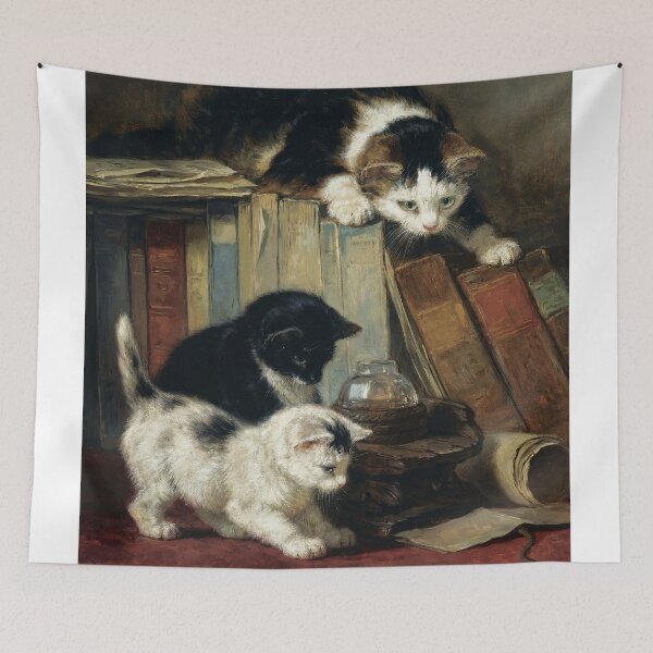Item preview, Watching The Prey By Henriëtte Ronner-Knip designed and sold by InnerCitadel.