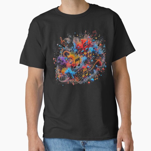 Item preview, Colorful Abstract Music Art – Vibrant Musical Notes Design designed and sold by 549 Designs.