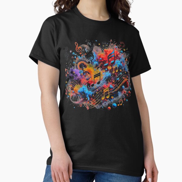 Item preview, Colorful Abstract Music Art – Vibrant Musical Notes Design designed and sold by 549 Designs.