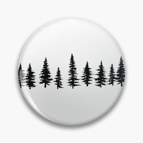 Item preview, Line of Trees Black designed and sold by Oddoty.