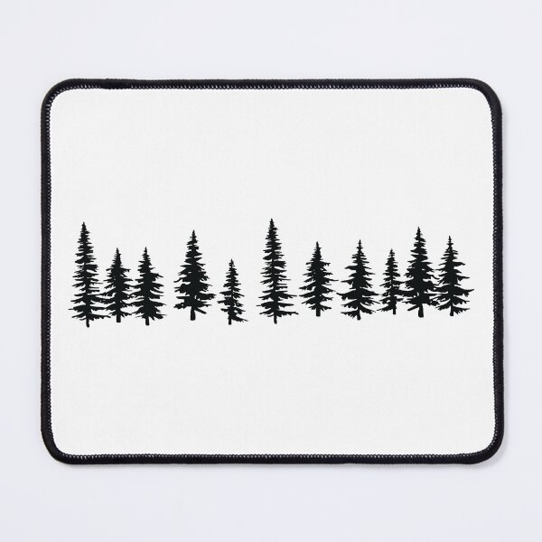 Item preview, Line of Trees Black designed and sold by Oddoty.
