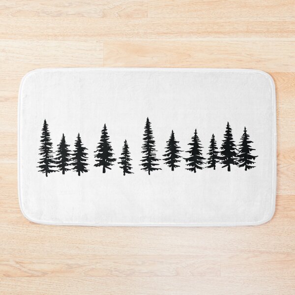 Item preview, Line of Trees Black designed and sold by Oddoty.