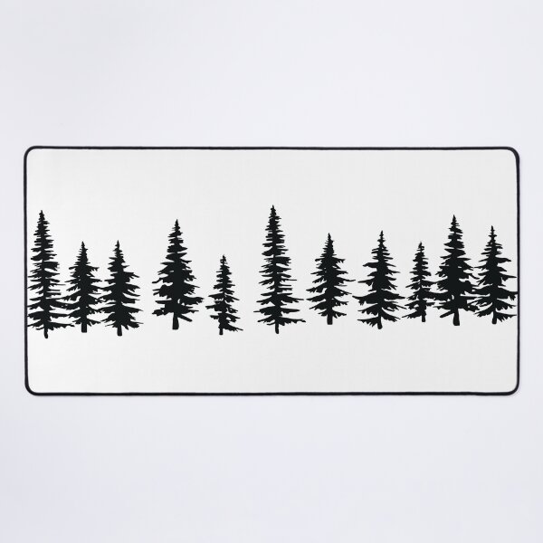 Item preview, Line of Trees Black designed and sold by Oddoty.