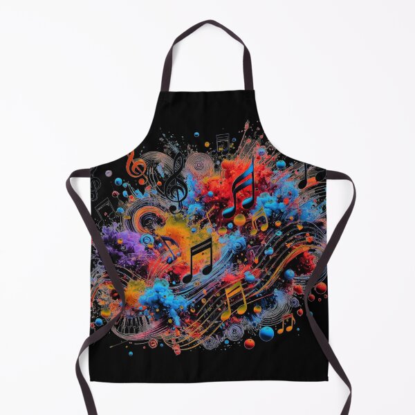 Item preview, Colorful Abstract Music Art – Vibrant Musical Notes Design designed and sold by 549 Designs.
