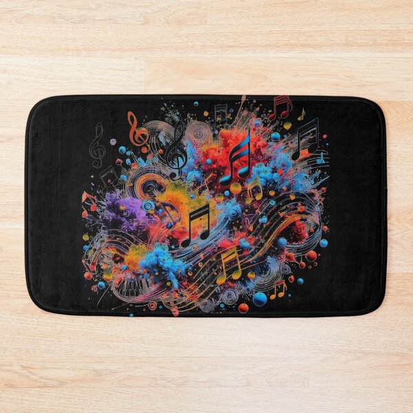 Item preview, Colorful Abstract Music Art – Vibrant Musical Notes Design designed and sold by 549 Designs.
