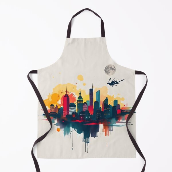 Item preview, Contemporary Cityscape with Urban Flair designed and sold by bukajart.