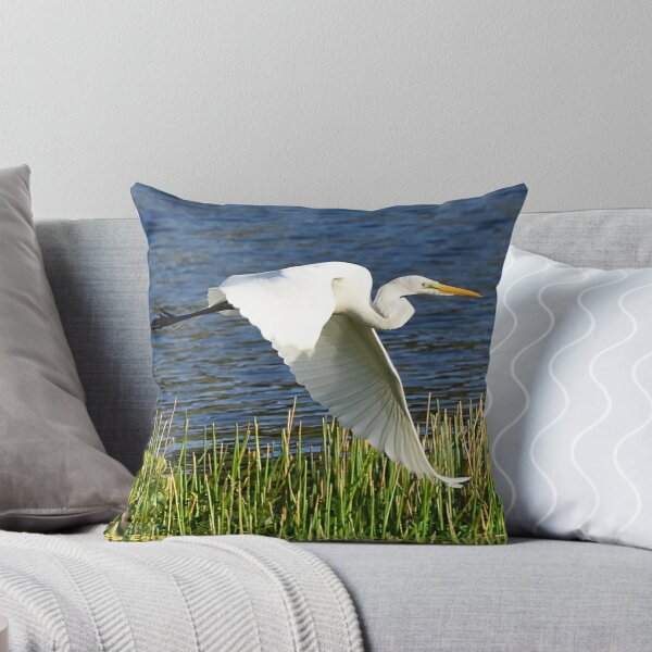 Item preview, White Egret Flying. designed and sold by Qzmet.