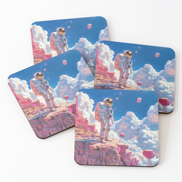 Item preview, Astronaut in a Pink Planet designed and sold by Sototos® ⭐⭐⭐⭐⭐.
