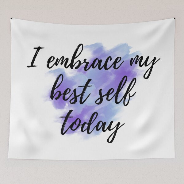 Item preview, I embrace my best self today - Positive Affirmations - For Women [ 2025 - Collection ] designed and sold by elmsstudios.