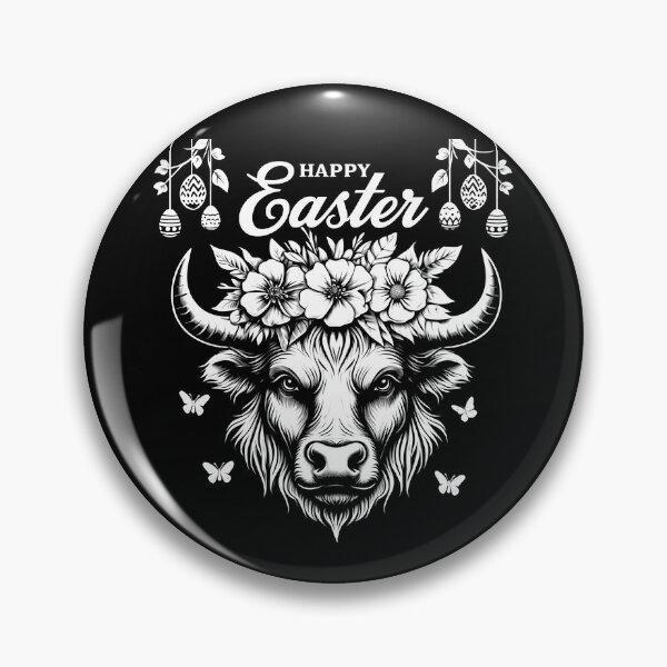 Item preview, Highland Easter Cow designed and sold by FreshArtFusion.