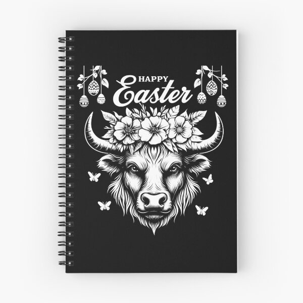 Item preview, Highland Easter Cow designed and sold by FreshArtFusion.