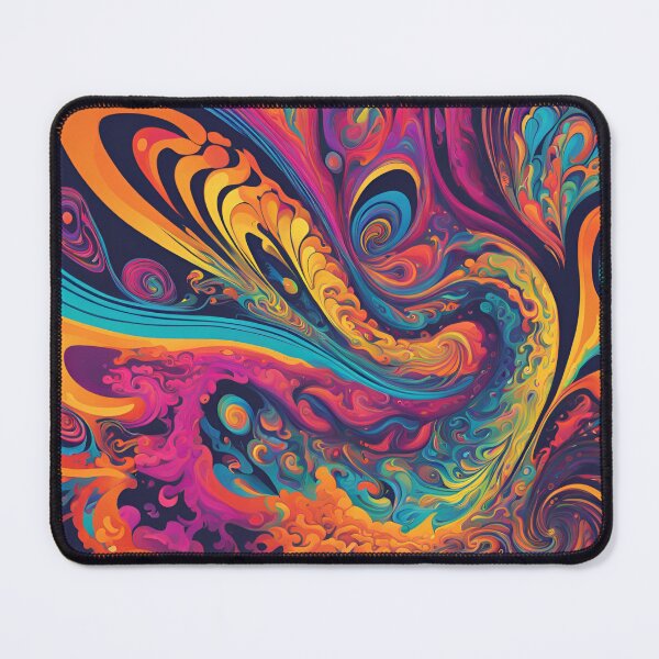 Item preview, Neon Dreamscape – A Psychedelic Symphony of Colors designed and sold by Eman Abou Ghazy.