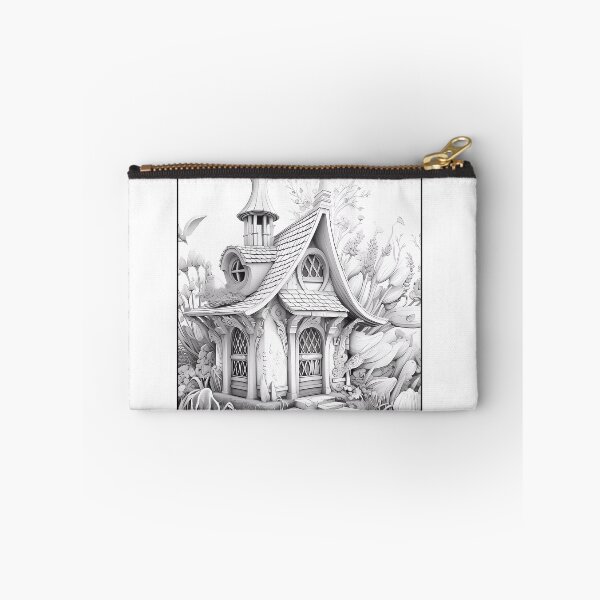 Item preview, Magical Fairy House #24 Coloring Page Pattern  designed and sold by DavidColoring.