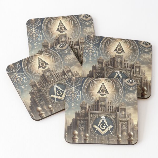 Item preview, Freemason Icons and the All-Seeing Eye designed and sold by BobbyVonClutch.