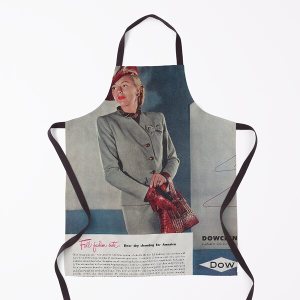 Item preview, Retro Poster Vintage Fashion – Dow Dry Cleaning (1940s) designed and sold by InnerCitadel.