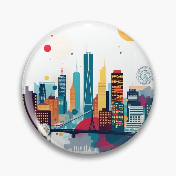 Item preview, Abstract City Lights Urban Vibes designed and sold by bukajart.