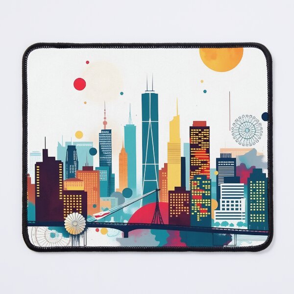 Item preview, Abstract City Lights Urban Vibes designed and sold by bukajart.
