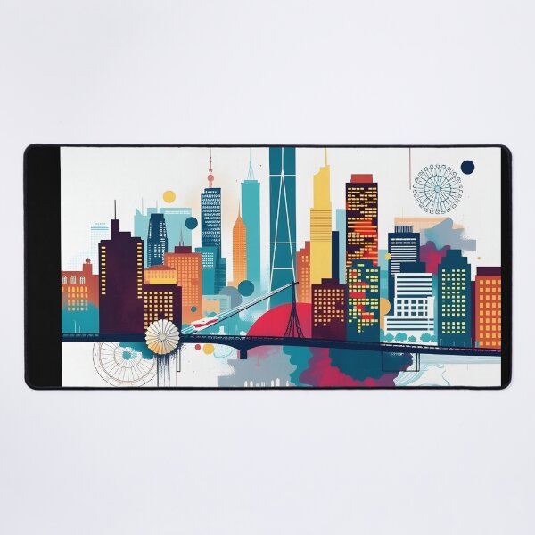 Item preview, Abstract City Lights Urban Vibes designed and sold by bukajart.