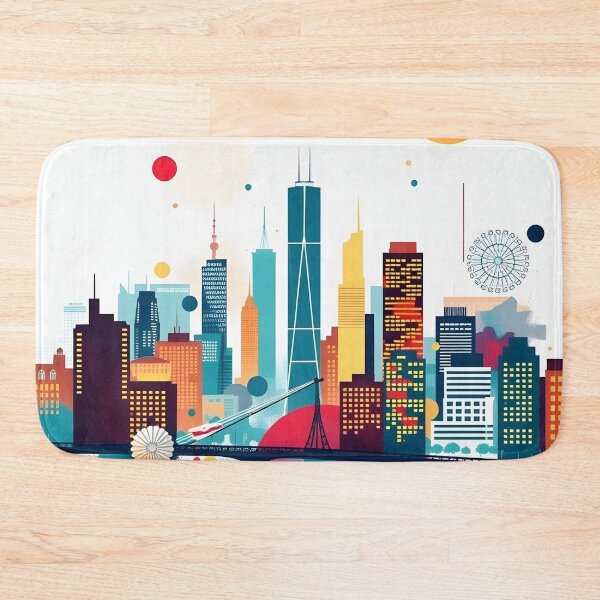 Item preview, Abstract City Lights Urban Vibes designed and sold by bukajart.