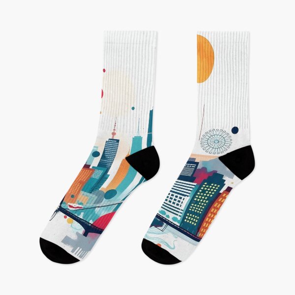 Item preview, Abstract City Lights Urban Vibes designed and sold by bukajart.