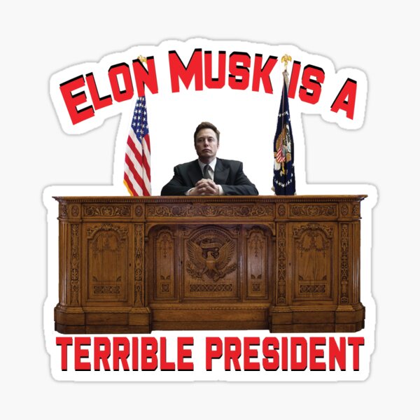 Item preview, Elon Musk is a Terrible President - Deport Elon designed and sold by RosiePinkk.