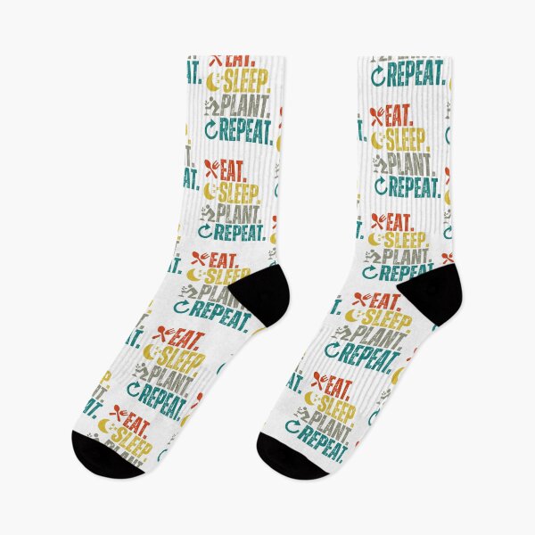 Item preview, Eat Sleep Plant Repeat Gardening Plant Lovers Design designed and sold by Jenaxbelle.