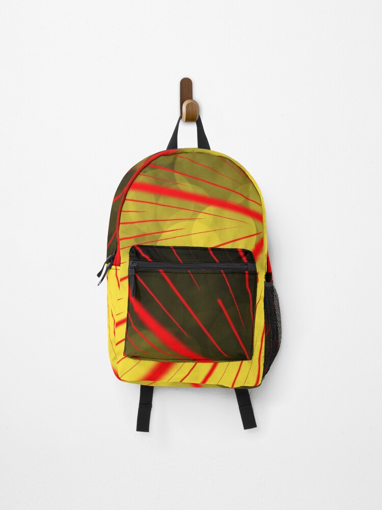 Thumbnail 1 of 3, Backpack, Yellow Complex Abstract designed and sold by SirkDesignsLtd.