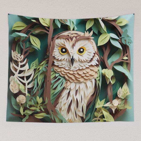 Item preview, Whispering Forest Guardian: The Barred Owl designed and sold by tiltshiftearth.