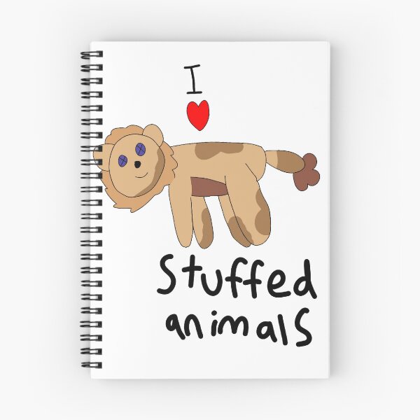 Aperçu de l'œuvre J'adore les animaux en peluche créée et vendue par Firefly Kitty.