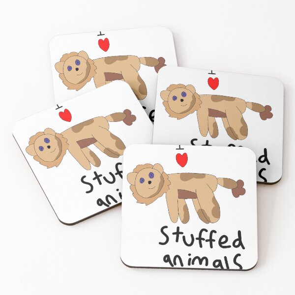 Item preview, I love stuffed animals designed and sold by Firefly Kitty.