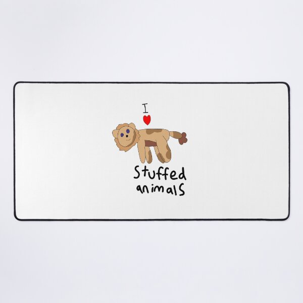 Item preview, I love stuffed animals designed and sold by Firecatstudios.