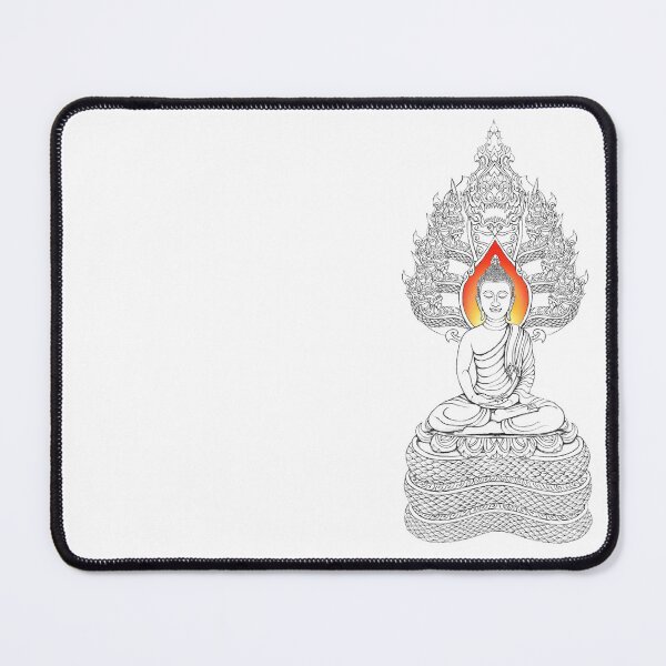 Item preview, The Phra Nak Prok or "Buddha sheltered by the Naga" design by und Great Design designed and sold by GreatDesignUnd.