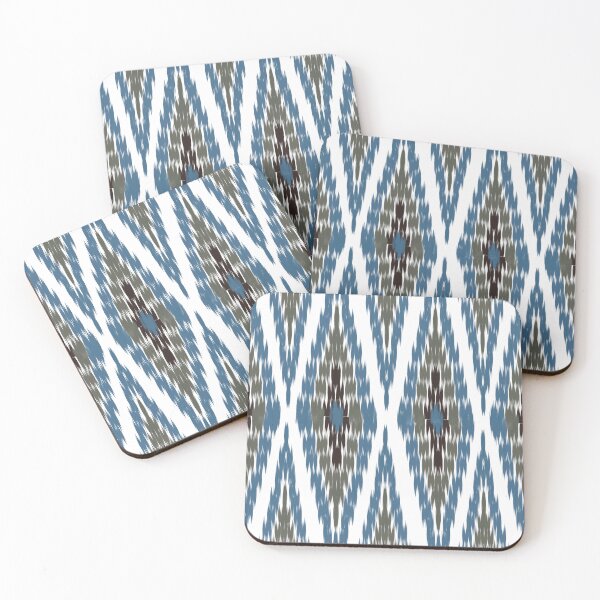 Item preview, Elegant Thai Ikat Diamond Pattern – Traditional Textile Design designed and sold by Mondee Shop.