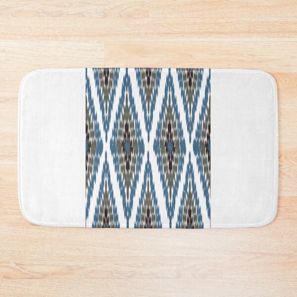 Item preview, Elegant Thai Ikat Diamond Pattern – Traditional Textile Design designed and sold by Mondee Shop.