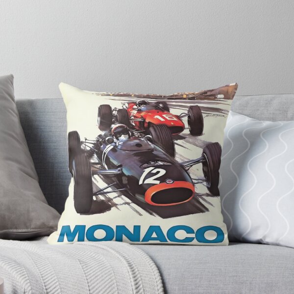 Item preview, Monaco Grand Prix 1967 Vintage Auto Racing Print designed and sold by BobbyVonClutch.