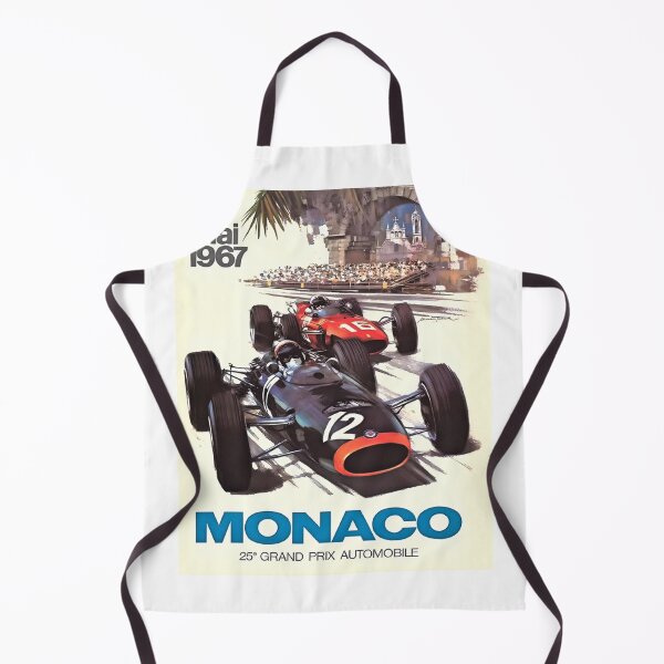 Item preview, Monaco Grand Prix 1967 Vintage Auto Racing Print designed and sold by BobbyVonClutch.