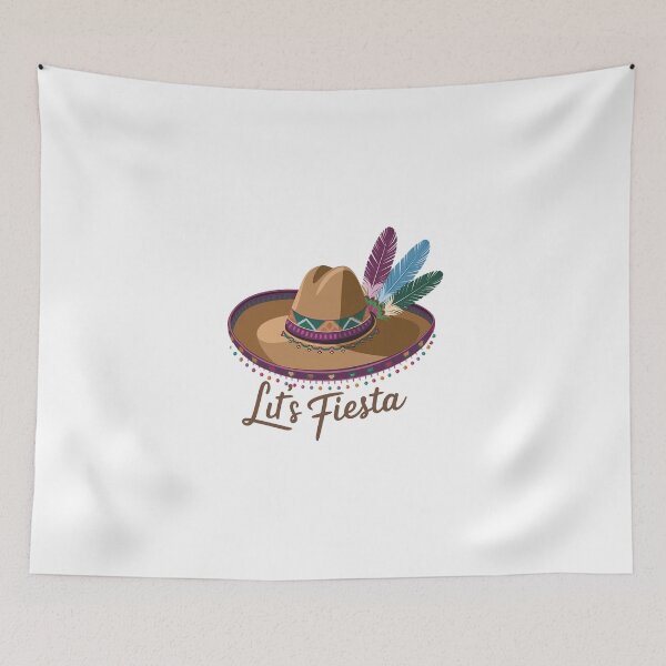 Item preview,  Mexican Hat – Fun & Festive Typography Design designed and sold by BasmaAtef.