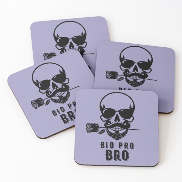 Item preview, Bio Pro Bro – Hipster Skull Design designed and sold by katyako.