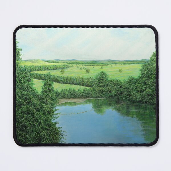 Item preview, Tip Tap - Lake with stones in the summer world designed and sold by art paintings.