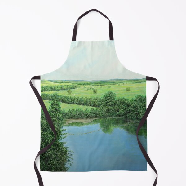 Item preview, Tip Tap - Lake with stones in the summer world designed and sold by art paintings.
