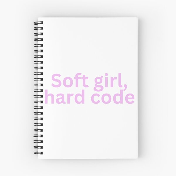 Item preview, Soft girl, hard code designed and sold by Aesthetically yours.
