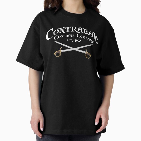CONTRABAND - Crossed Swords Logo 1 Oversized T-Shirt