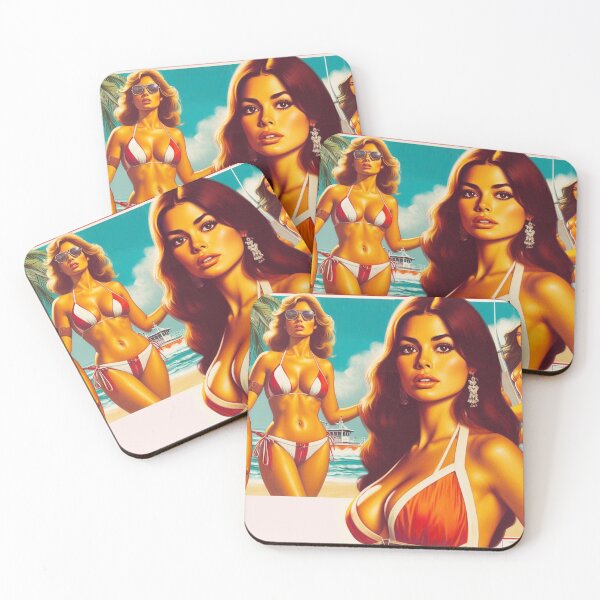 Item preview, 70s Beach Girl designed and sold by PulpVintage.
